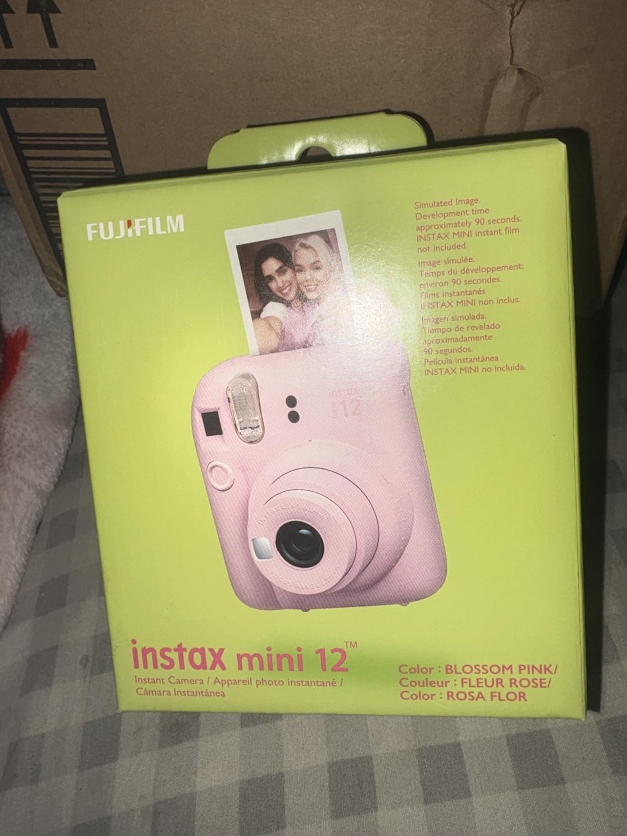 Fujifilm Instax Mini 12 Instant Camera - Blossom Pink customer photo 2