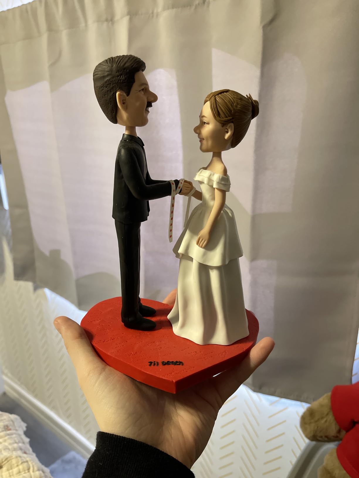 Custom Bobblehead Figures Personal Statue for Couple&Friends from Photo, Personalized Couple Bobble Head Figurines Doll for Customized Gift customer photo 2