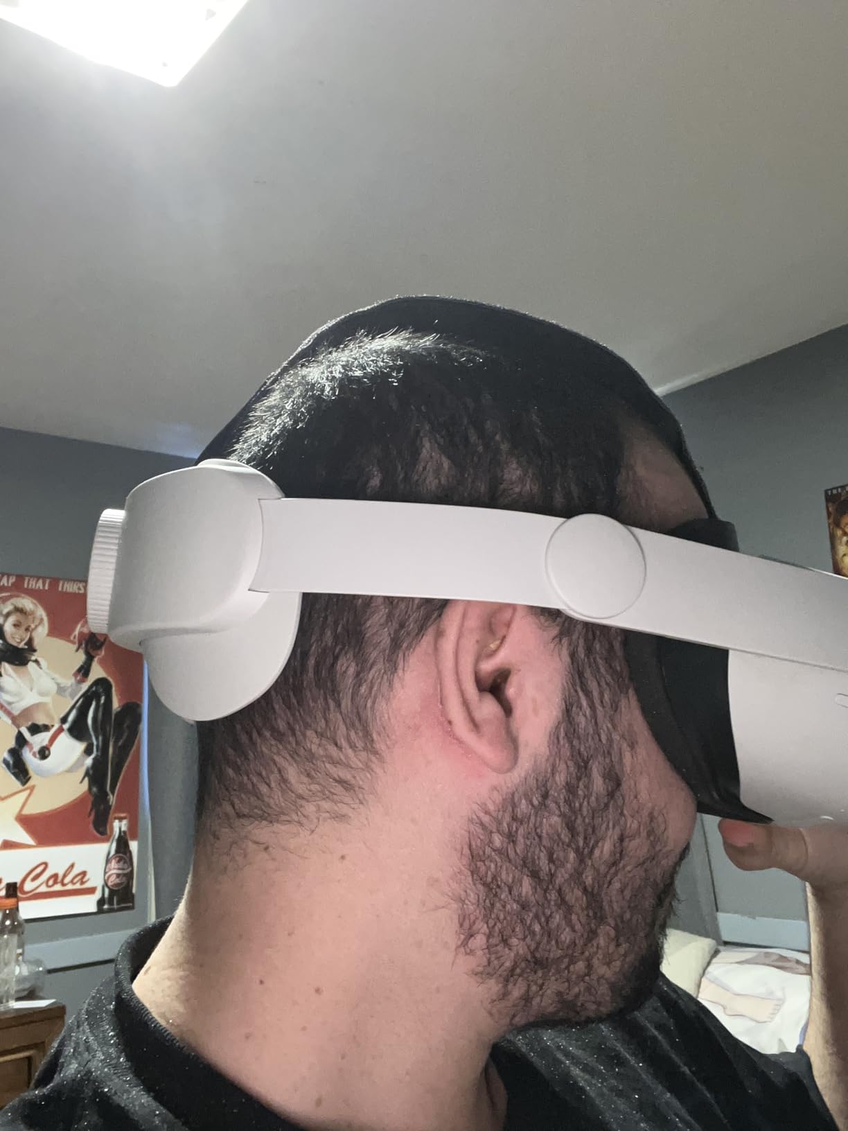 Head Strap Compatible with Oculus Quest 2,Meta Quest 2 Accessories Adjustable Elite Strap Replacement for Enhanced Comfort Support and Gaming Immersion in VR (Without Battery) customer photo 2