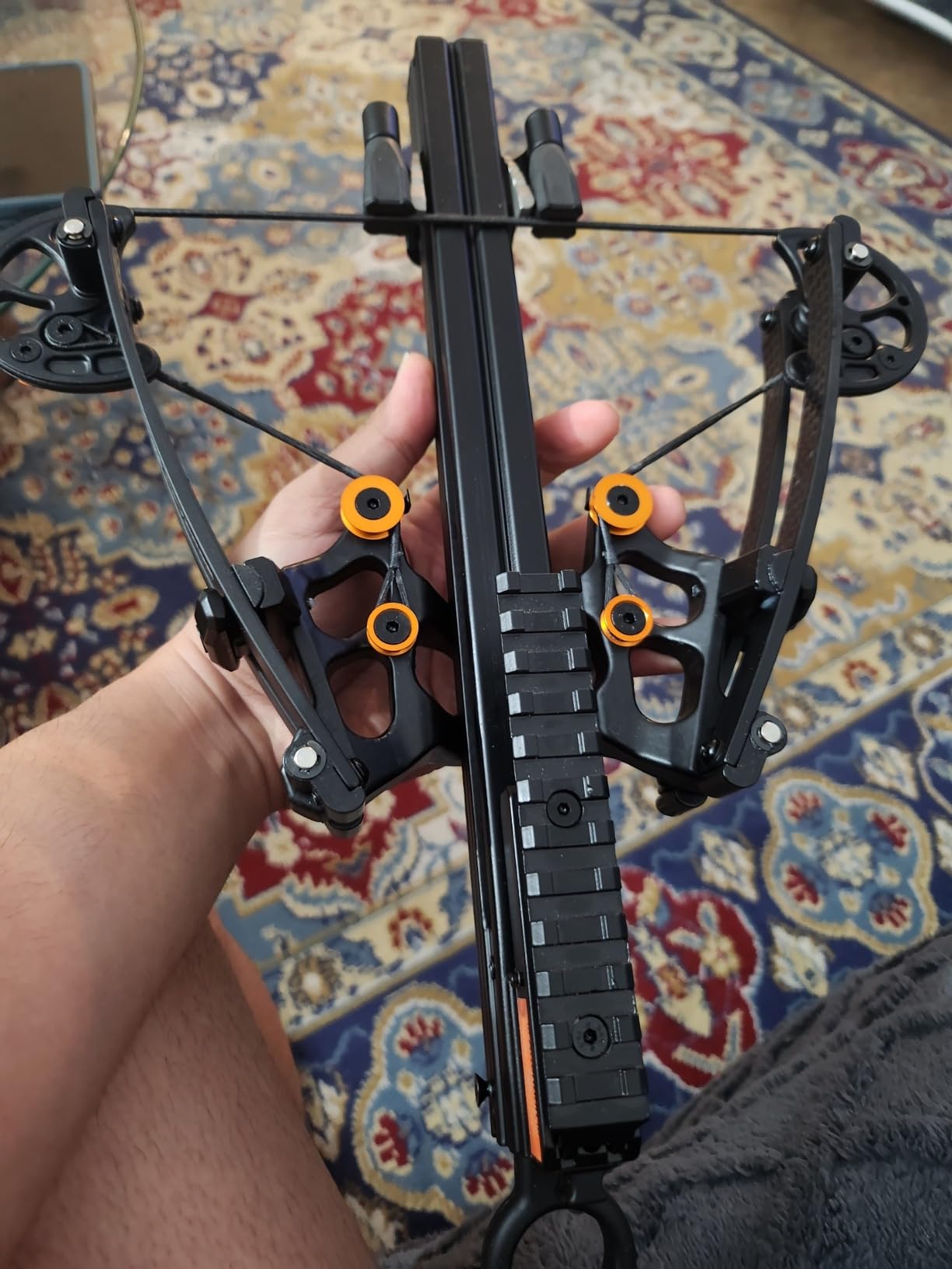 BALLISTA BAT Reverse Draw Compound Mini Crossbow - Crossbow for Hunting, Fishing and Target - Fast 340 fps, Powerful 150lbs, Lightweight 3lbs customer photo 2
