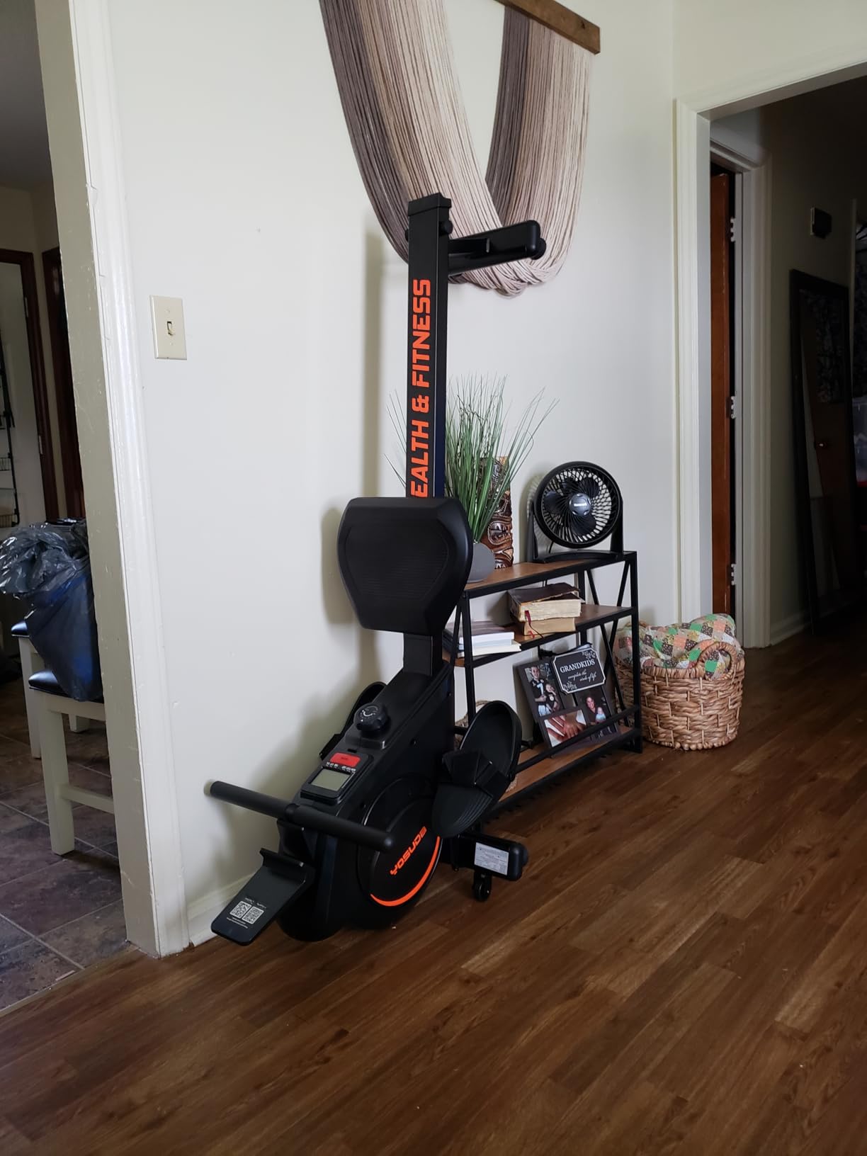 YOSUDA Rowing Machine for Home, Magnetic Rower Machine for Beginners to Athletes, Use with Resistance Adjustment Function, Bluetooth, App Supported, LCD Monitor, and Comfortable Seat Cushion customer photo 2