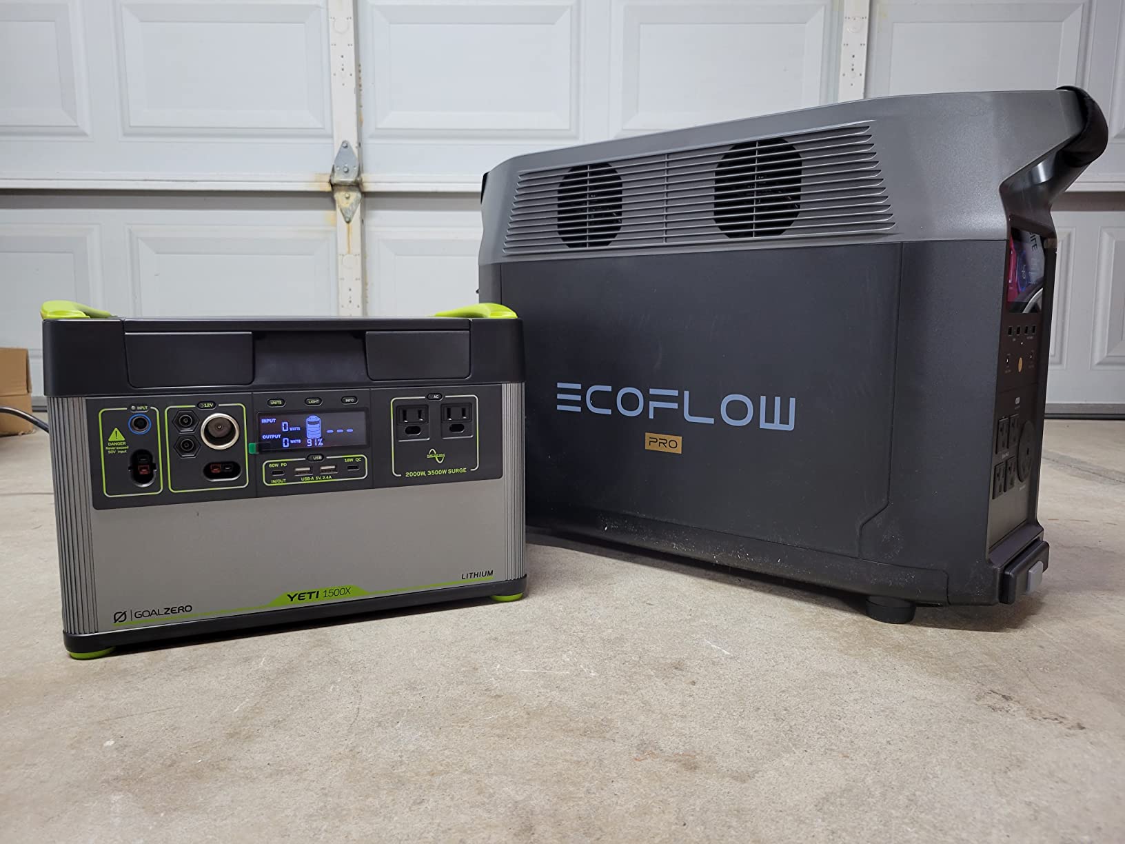 EF ECOFLOW Portable Power Station 3600Wh DELTA Pro, 120V AC Outlets x 5, 3600W, 2.7H Fast Charge, Lifepo4 Power Station, Solar Generator for Home Use, Power Outage, Camping, RV, Emergencies customer photo 2