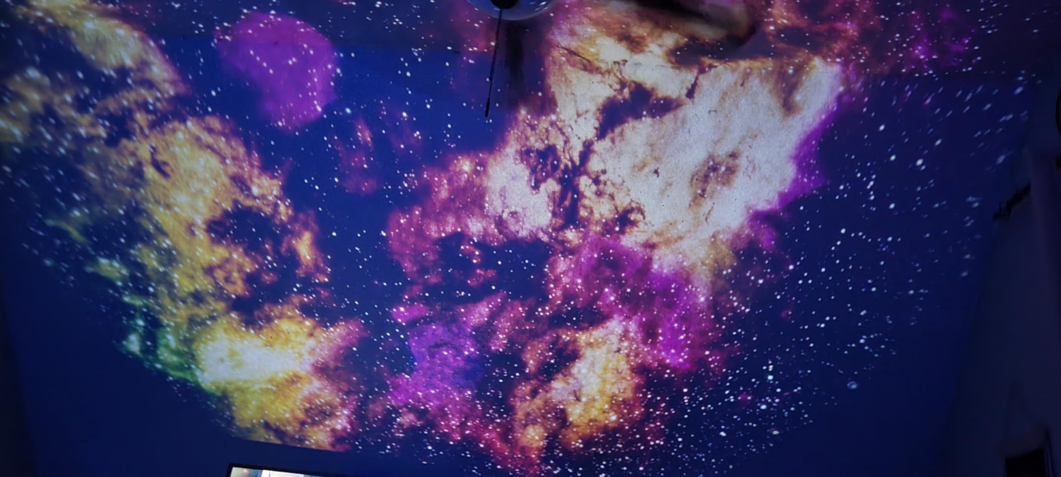 POCOCO Galaxy Star Projector for Bedroom with Replaceable Optical Film Discs, Home Planetarium customer photo 2