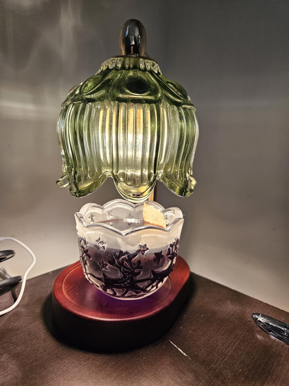 Modern Candle Warmer Lamp with Timer, Dimmable Candle Lamp Warmer, Men for Women Birthday Gifts, Black Candle Warmer, Adjustable Candle Light Warmer, Cozy Living Room Bedroom Home Decor customer photo 2