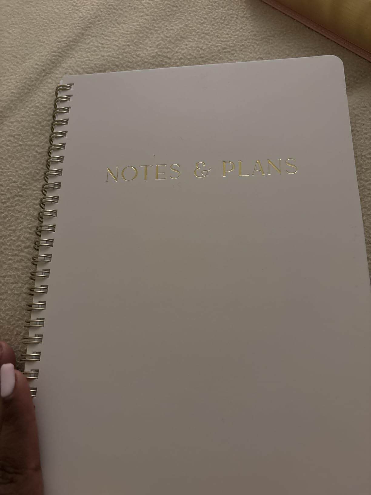 Beautiful Daily Planner And Notebook With Hourly Schedule - Aesthetic Spiral To do List Notepad to Easily Organize Your Tasks And Appointments - Stylish Book And School Or Office Supplies For Women customer photo 1