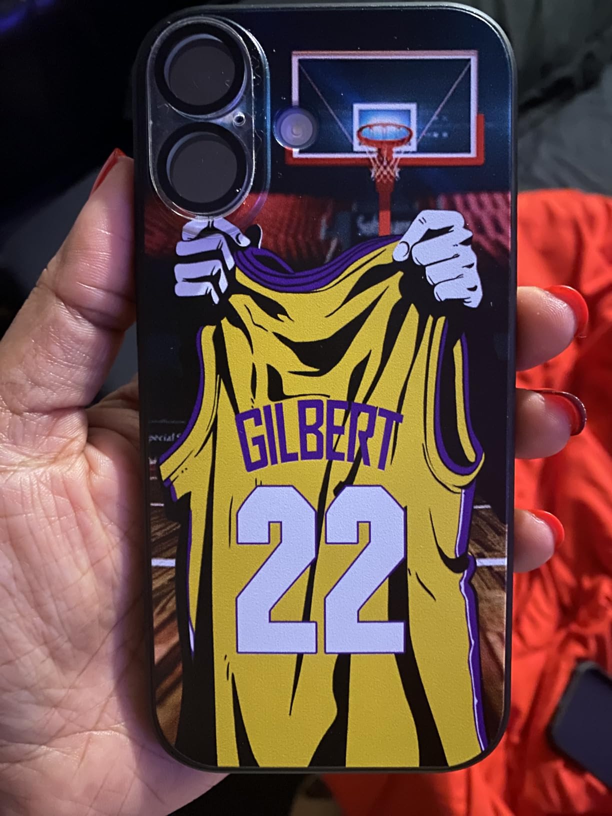 DIY Custom Name & Number - Brooklyn Basketball Jersey - Liquid Silicone Case for iPhone 17 Air 16 15 Pro Max 14 13 Mini 12 11 Xs Xr SE3 8 7 6 Plus,with Camera Protection Case for Boy customer photo 1