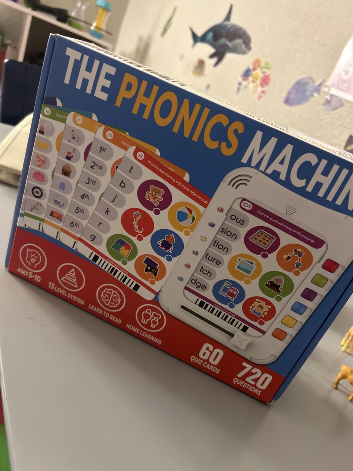 Phonics Machine Learning Pad - Electronic Reading Game for Kids Age 5-11 - Learn to Read with 720 Phonic and Letter Sound Questions customer photo 2