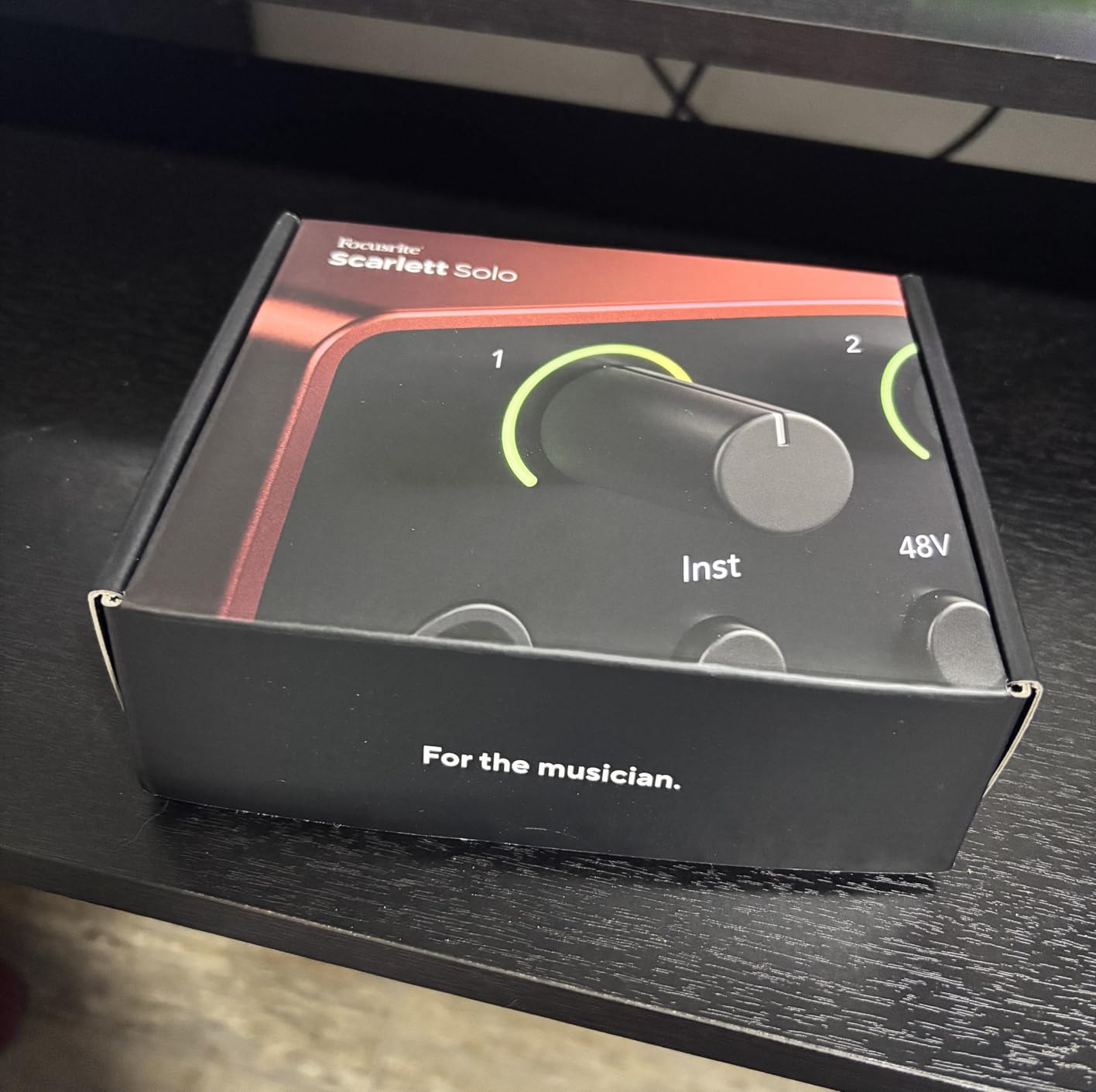 Scarlett Solo 4th Gen USB Audio Interface for Guitarists, Vocalists, or Producers - High-Fidelity Studio Quality Recording customer photo 1