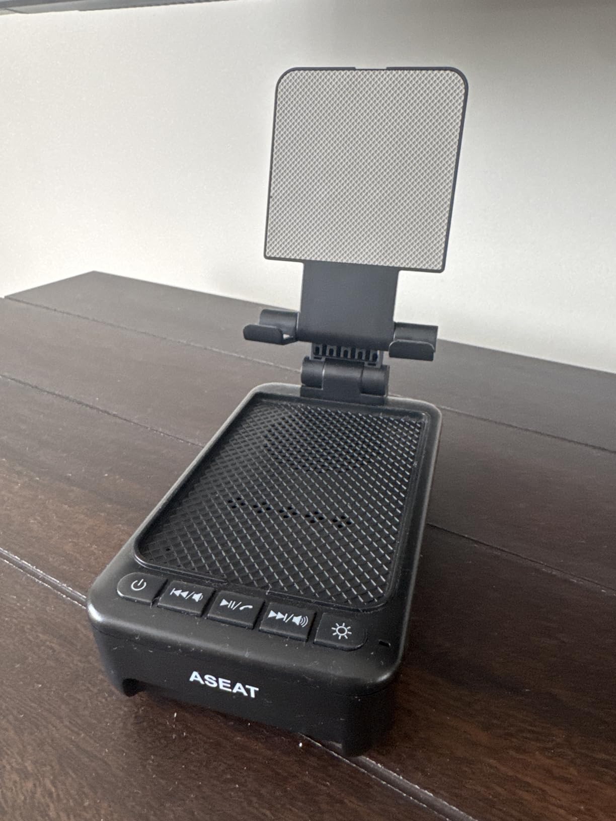 Cell Phone Stand with Bluetooth Speaker & LED Color Changing Light, Unique Gifts for Men Women Dad Husband customer photo 1