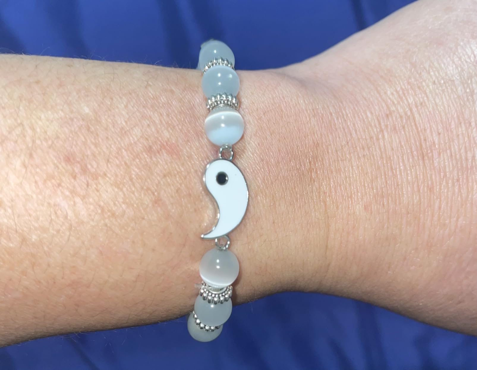 SmileBelle Magnetic Heart Bracelets for Couples - His and Hers Yin Yang Long Distance Relationship Bracelet customer photo 1