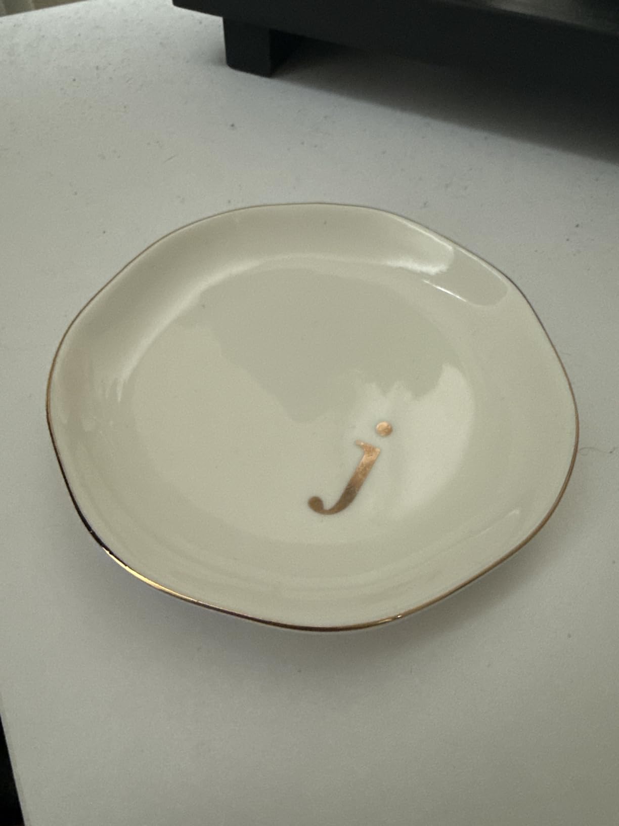 HOME SMILE Maid of Honor Gifts From Bride Ring Dish-The Only Better Thing Than Having You As My Sister is Having You By My Side As My Maid of Honor,Ceramic White customer photo 2