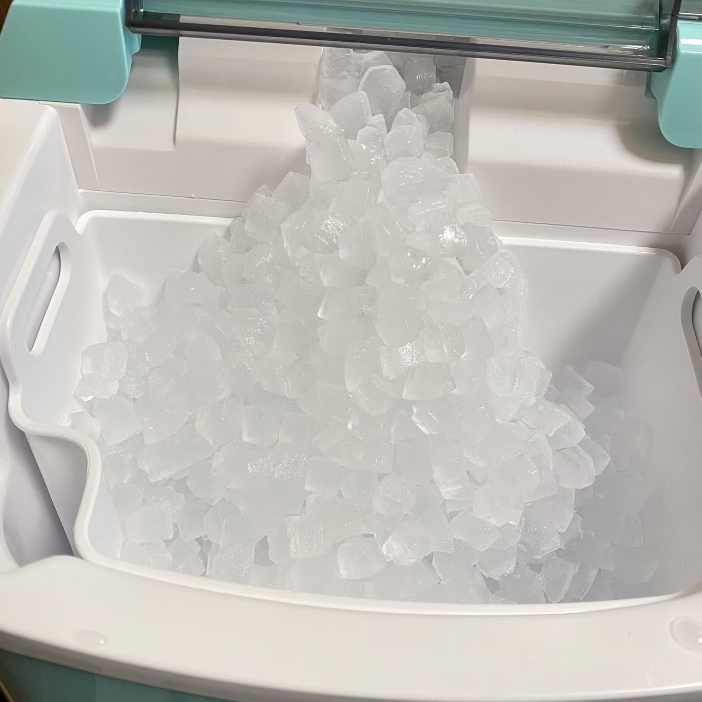 Nugget Ice Maker Countertop, Silonn Chewable Pellet Ice Machine with Self-Cleanin Function, 33lbs/24H Portable Ice Makers for Home Kitchen Officce, Black customer photo 1