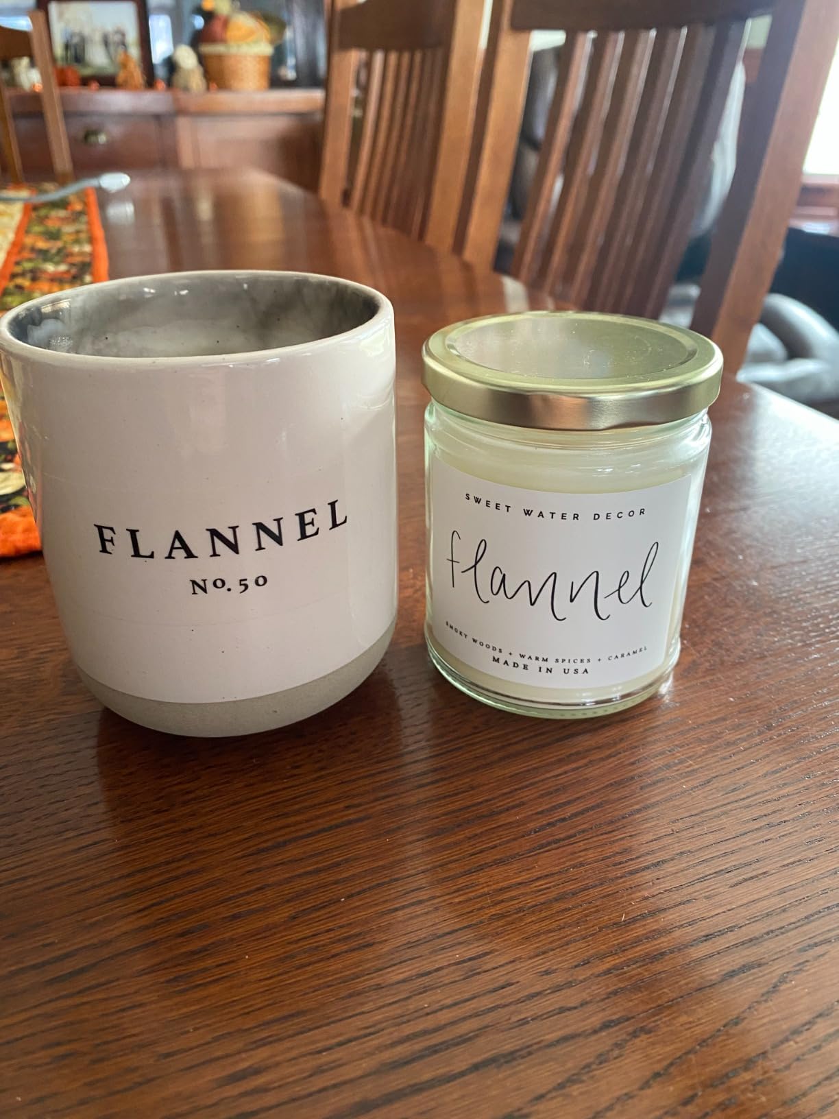 Sweet Water Decor Cashmere and Vanilla Soy Candle - Jasmine, Soft Cashmere, Sandalwood, Vanilla Scented Spring Candle for Home - 9oz Clear Jar with Lid, 40+ Hour Burn Time, Made in The USA customer photo 1