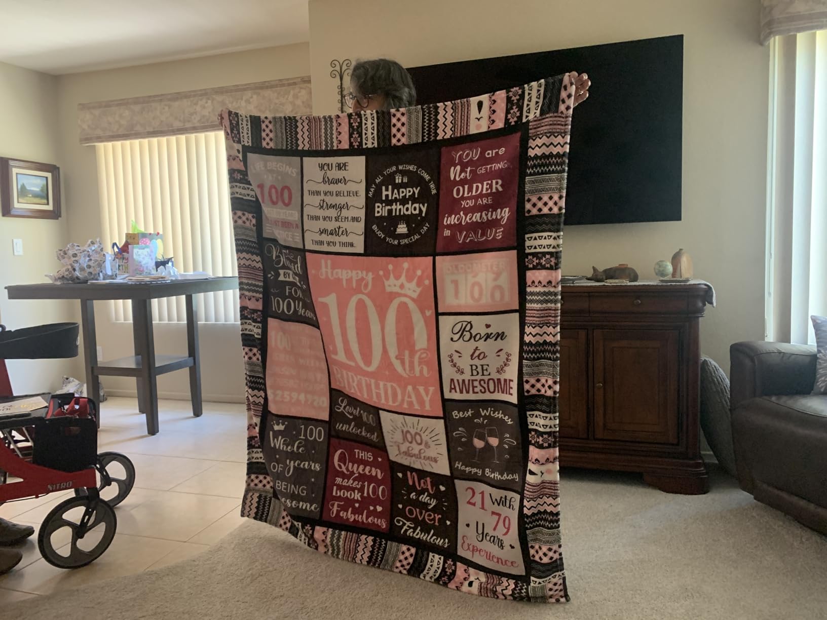 Birthday Gifts for Women Girls Throw Blanket 60