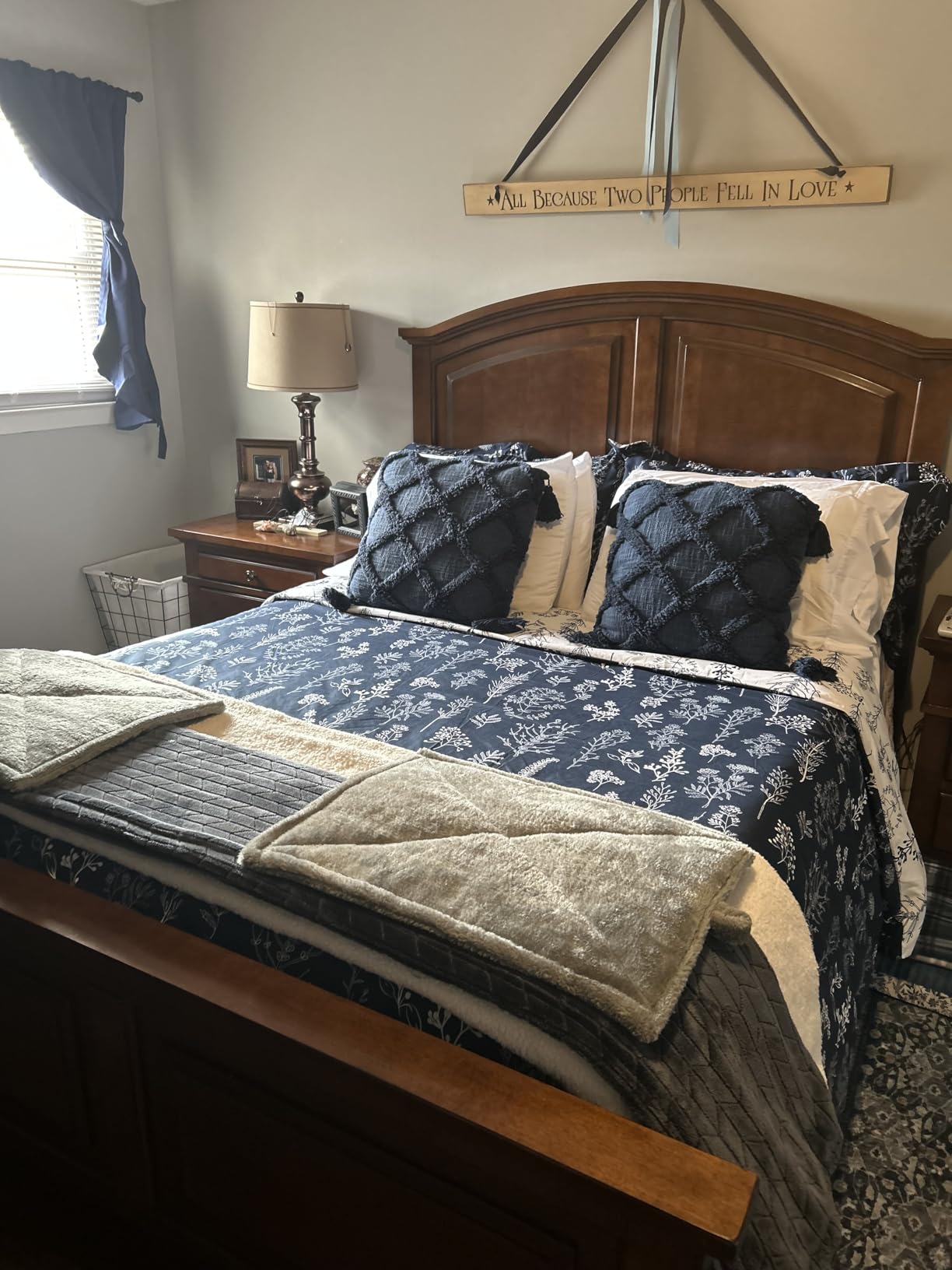 Bedsure Duvet Cover King Size - Reversible Floral Duvet Cover Set with Zipper Closure, 3 Pieces Bohemian Orange Bedding Set with 8 Corner Ties and 2 Pillow Shams 20