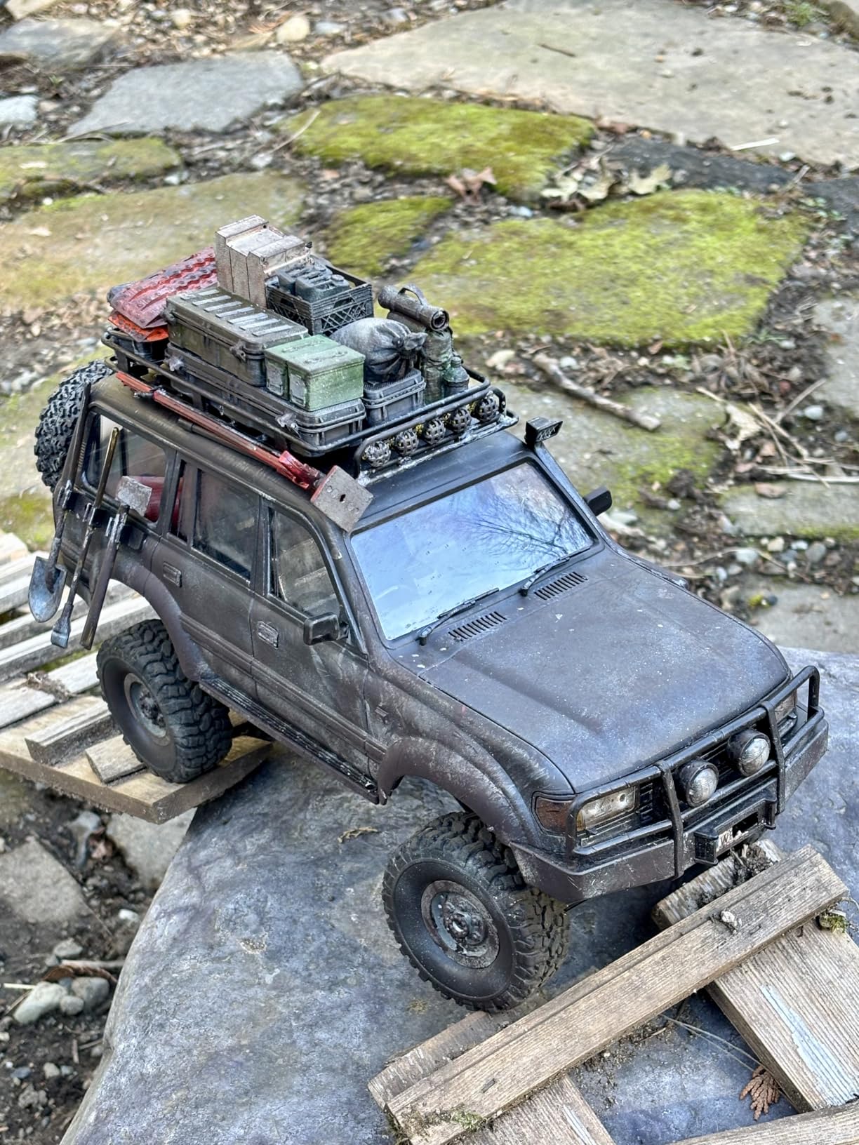 RC Rock Crawler 4x4 RC Truck WPL C54 1/16 RC Crawler RTR Remote Control Truck Off Road 2.4G All Terrain with Proportional Steering 260 Motor, New Gearbox, Upgraded Chasis and Shock customer photo 1