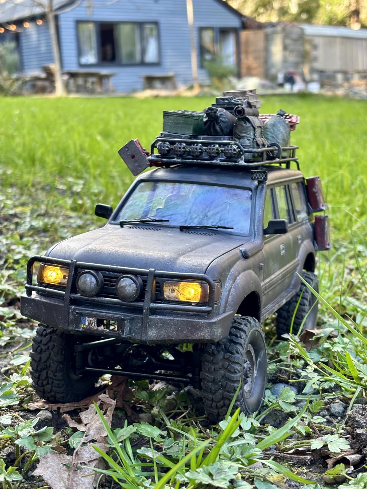 RC Rock Crawler 4x4 RC Truck WPL C54 1/16 RC Crawler RTR Remote Control Truck Off Road 2.4G All Terrain with Proportional Steering 260 Motor, New Gearbox, Upgraded Chasis and Shock customer photo 2