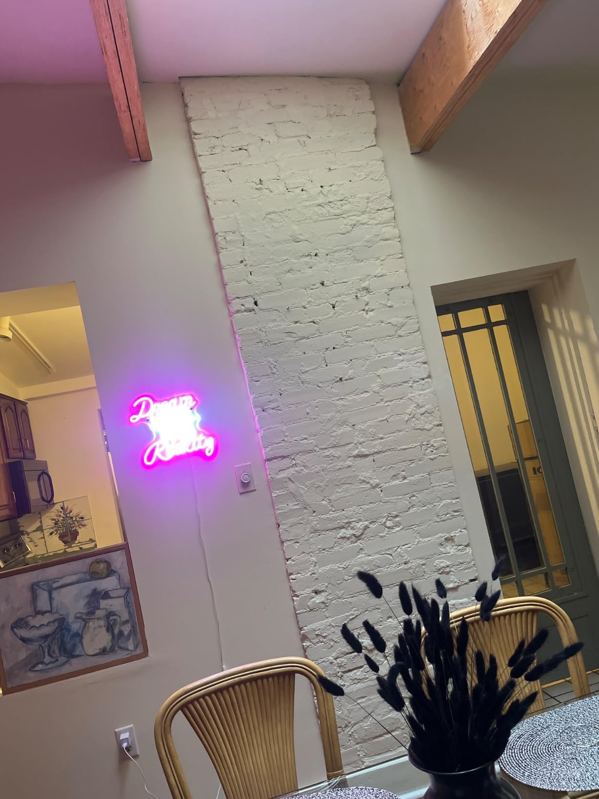 Horseneon The Future is Yours to Create Neon Led Sign, Letters Neon Signs for Wall Decor, Warm White Classroom Neon Light Sign with USB Powered for Classroom Bedroom, Windows, Living Room, Office, Children's Room customer photo 2