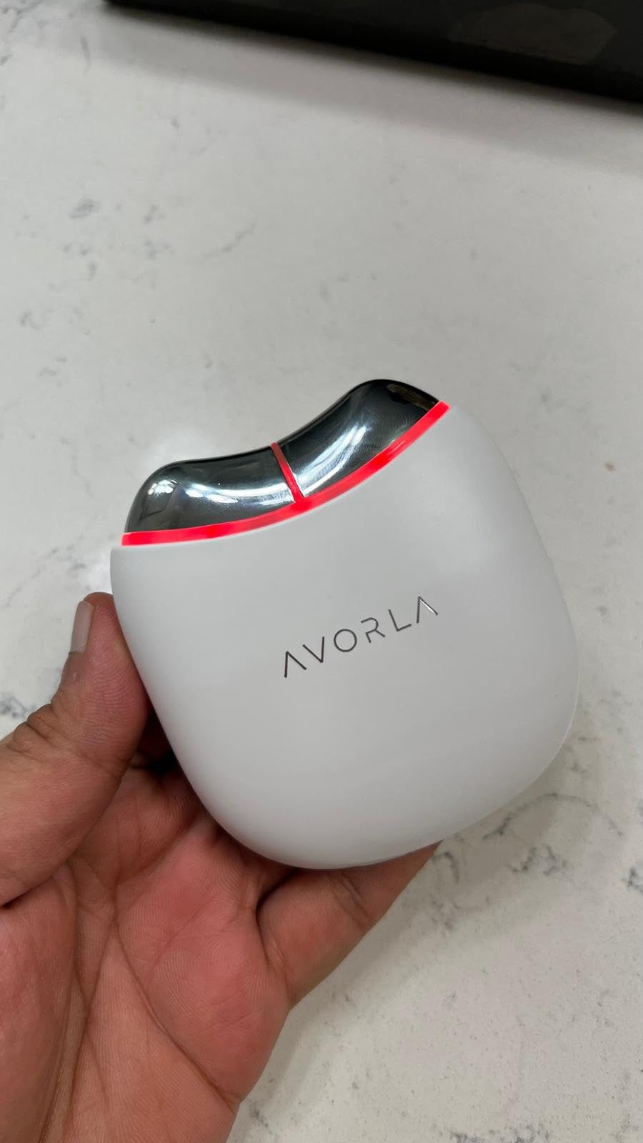 LED Gua Sha Facial Tool with Heat and Microcurrent, Skin Toning Device, Skin Light Therapy Anti-Aging/Anti-Wrinkles,face Lift, Eye/face Puffiness, Skin Firm customer photo 1