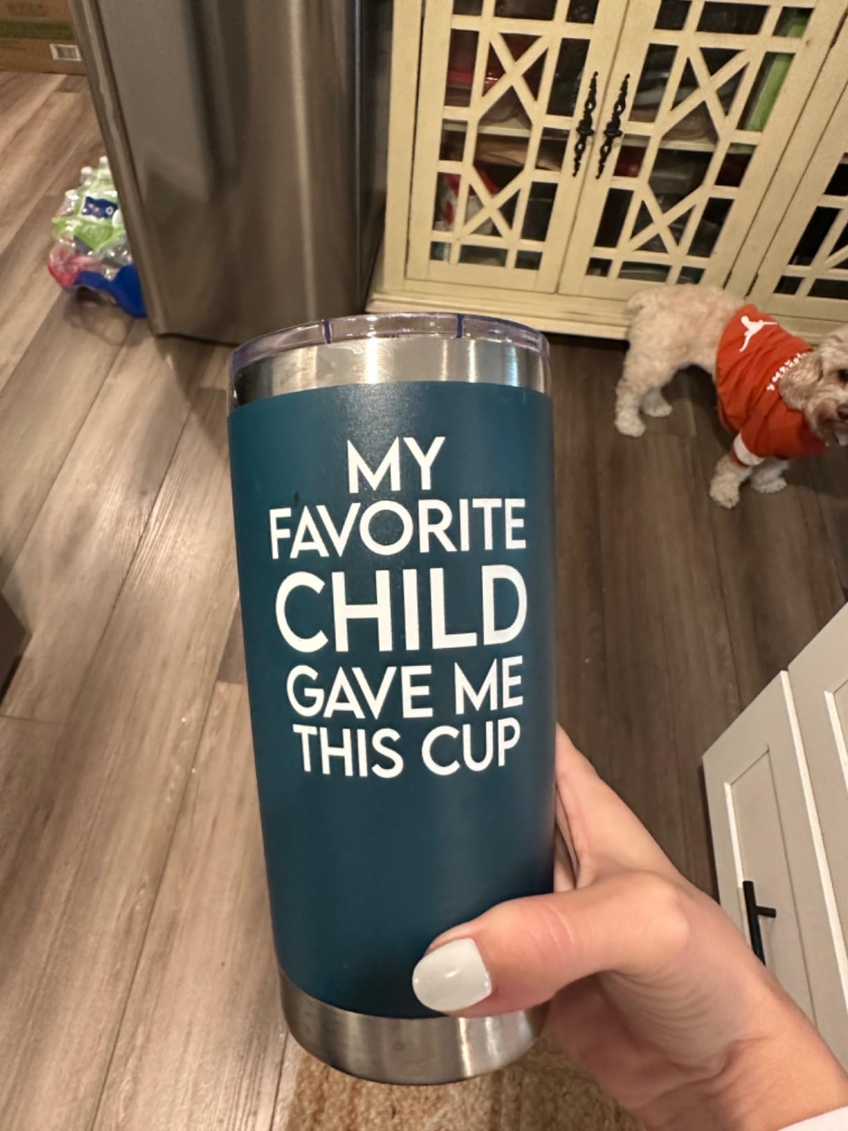 NewEleven Fathers Day Gift For Dad - Birthday Gifts For Dad From Daughter, Son, Kids - Husband Gift - Birthday Present Ideas For Father, New Papa, Bonus Father From Daughter, Son - 20 Oz Tumbler customer photo 1