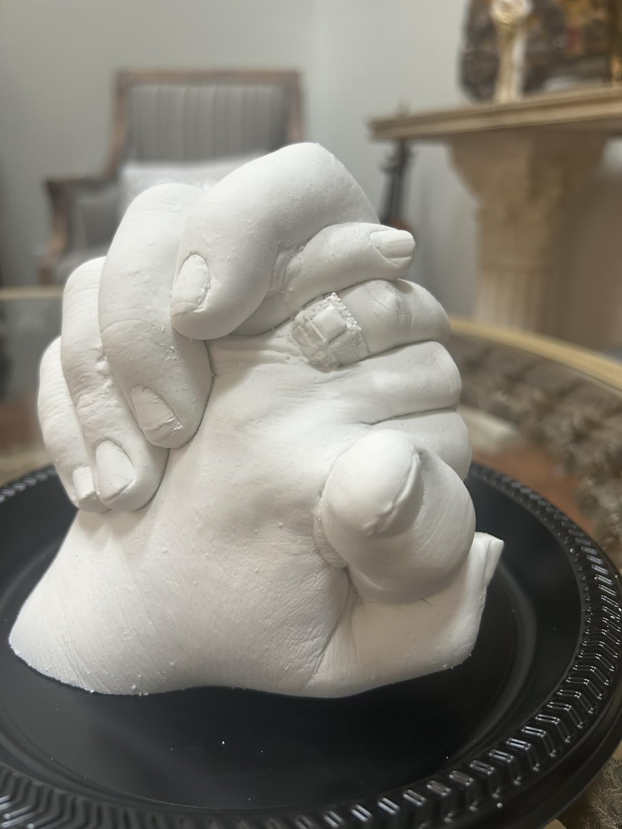 TECEUM Hand Casting Kit - Unique Gift for Babies & Adults - Ideal DIY Gift for Your Loved Ones, Couples, Family - For Wedding, Anniversary, Baby Shower, Mother's Day, Christmas - Romantic Gifts - Kit1 customer photo 1