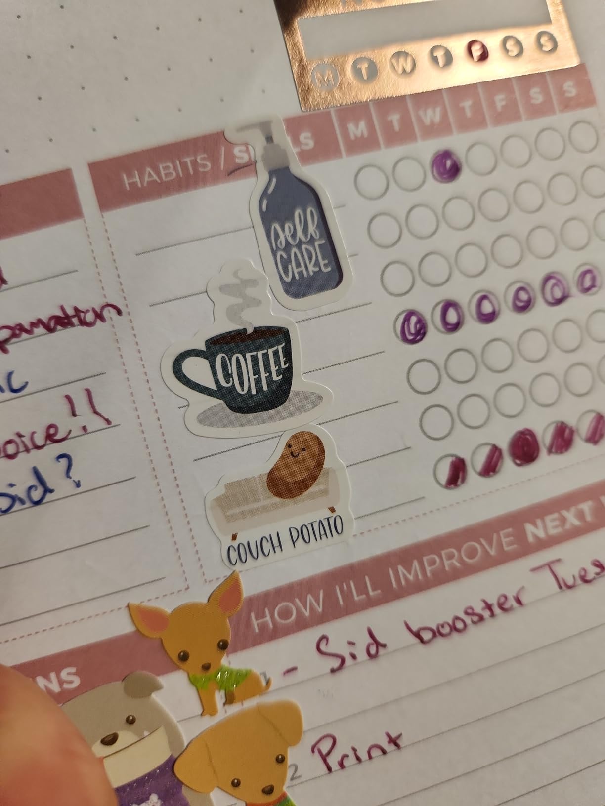 Bloom Daily Planners Rest is Self-Care Planner Sticker Pack - 8 Sheets / 490+ Stickers - Relaxation Themed Illustrations for Mental Health & Wellness - Journaling, Scrapbooking, Planning customer photo 2