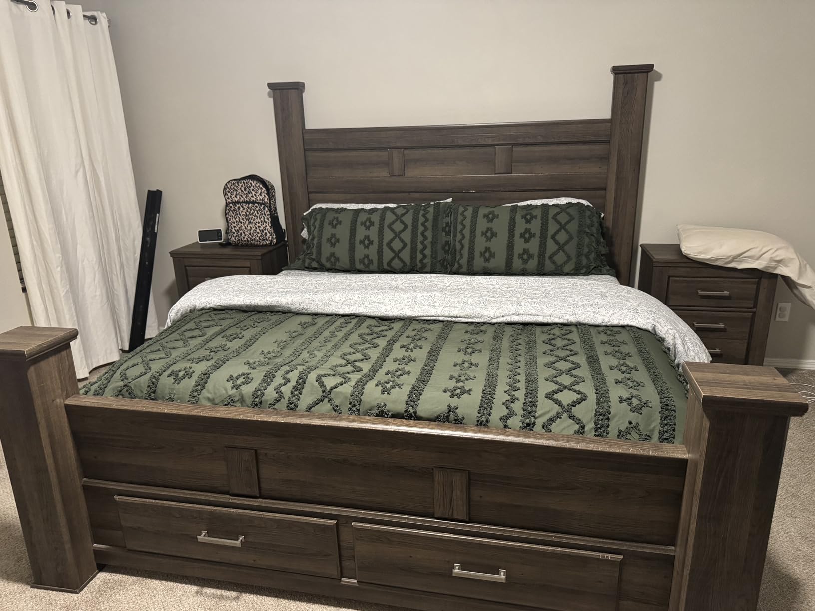 Bedsure Boho Duvet Cover Queen Size, Soft & Comfortable Elegant Design Boho Bedding for Decoration, Machine Washable Comforter Cover for All Seasons,Includes 1 Duvet Cover & 2 Pillow Shams,Beige customer photo 1