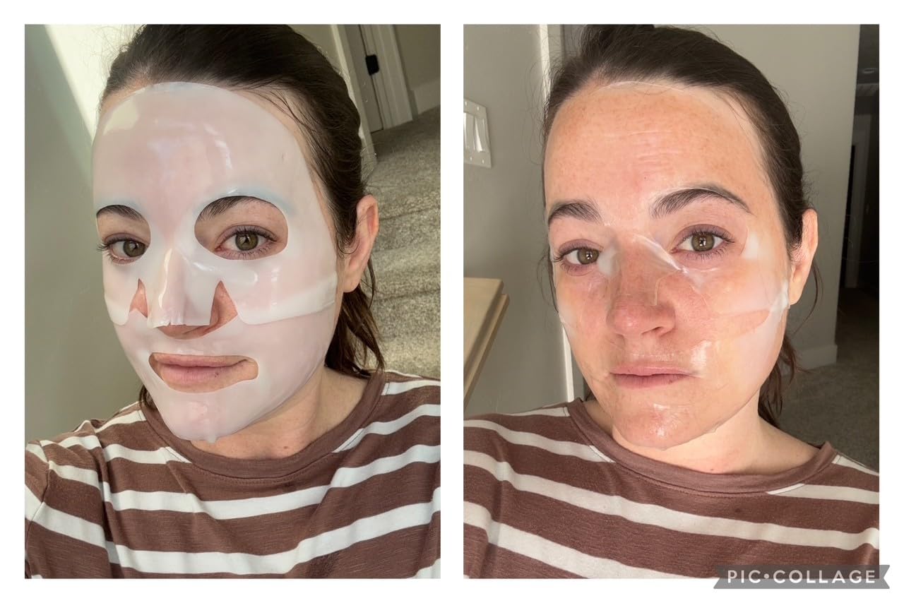 SUNGBOON EDITOR Deep Collagen Overnight Mask Hydrating Mask for Glass Skin, Wrinkle Care, Firming & Pore Refining 2,160,000PPB Collagen + 9 Peptides Korean Skincare, 4ea Gifts for Women customer photo 1