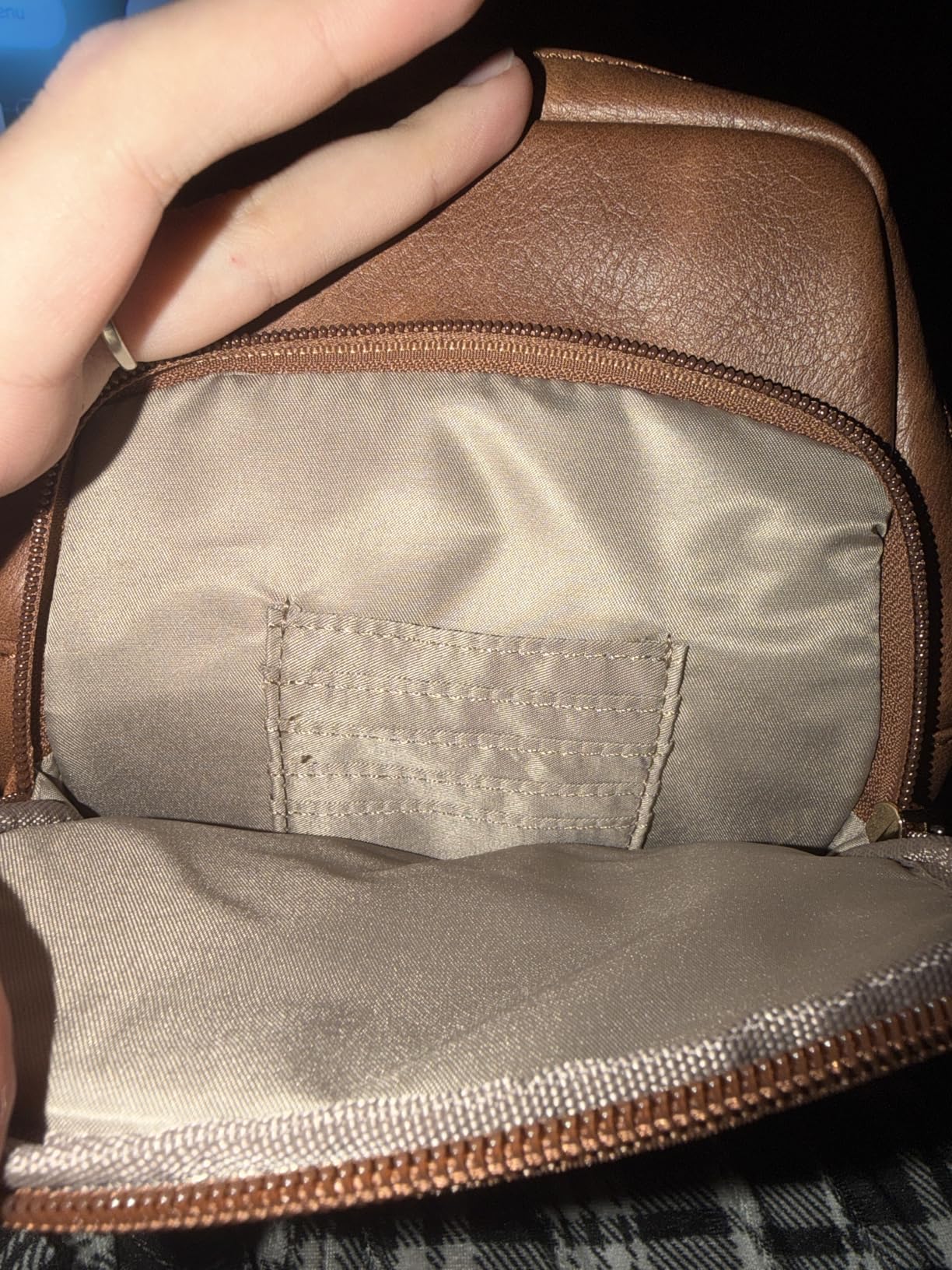 Sling Bag Quilted Crossbody Bags for Women Cross Body Purse Leather Fanny Pack with Adjustable Guitar Strap customer photo 2