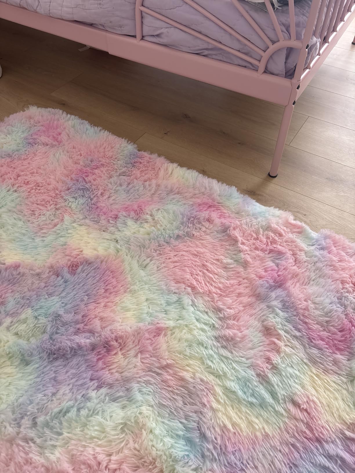 PAGISOFE Fluffy Large Living Room 5x7 Area Rugs,Fuzzy Shag Shaggy Rug Soft Plush Fur Beige Carpet for Room Decor,Indoor Modern Rugs for Living Room Bedroom Dorm Kids Room Decor Nursery Beige Rug customer photo 1