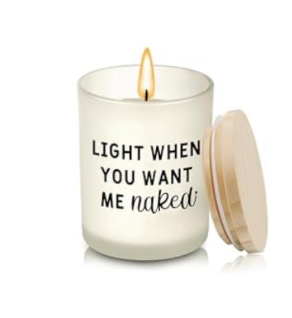 Gifts for Him Boyfriend Husband Men Couples Gift Ideas, Romantic Valentines Day Gift for Him, Naughty Boyfriend Birthday Gifts, Funny Anniversary Presents for Men Husband Couple, Christmas, Candles customer photo 1