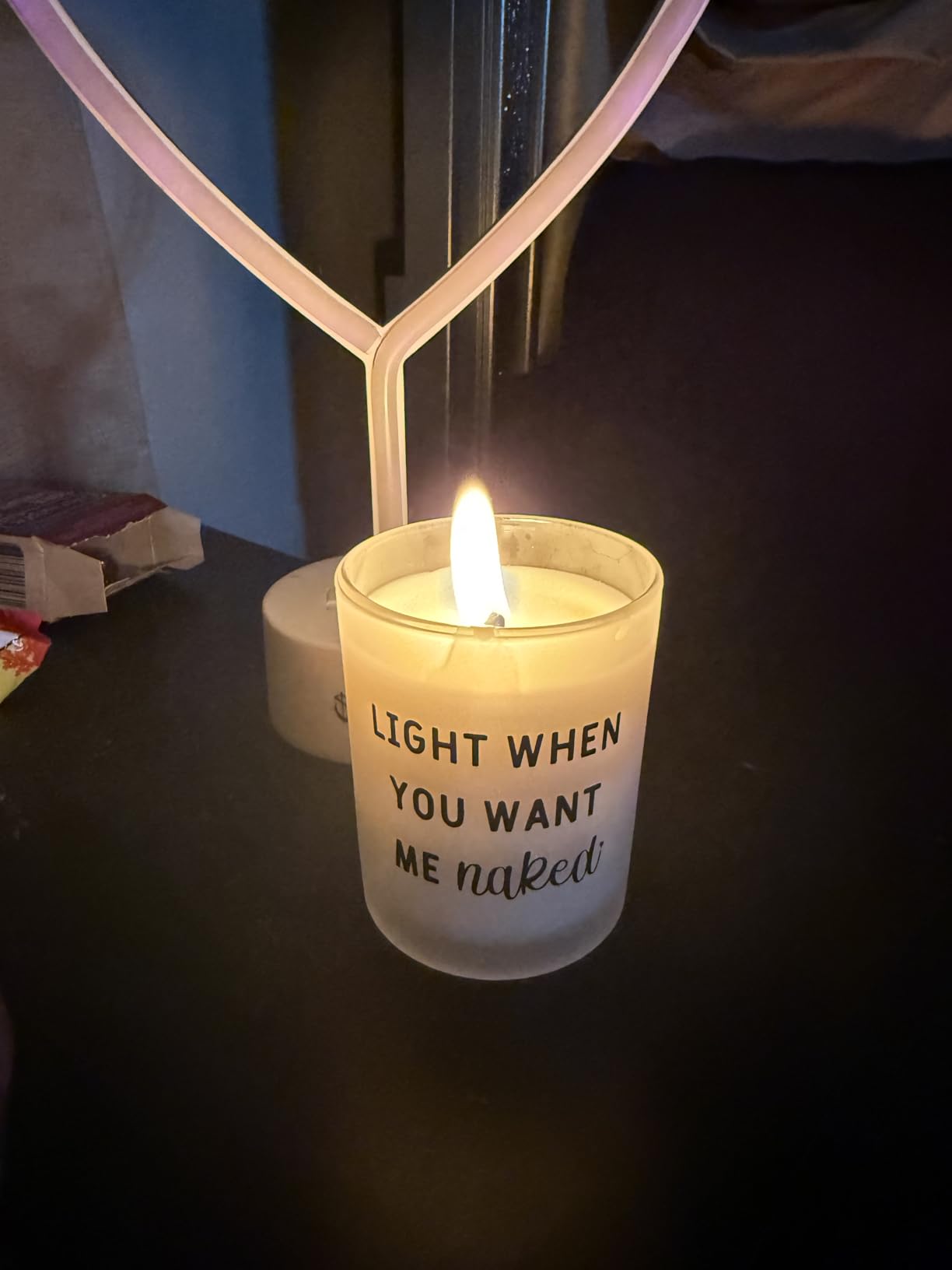Gifts for Him Boyfriend Husband Men Couples Gift Ideas, Romantic Valentines Day Gift for Him, Naughty Boyfriend Birthday Gifts, Funny Anniversary Presents for Men Husband Couple, Christmas, Candles customer photo 2