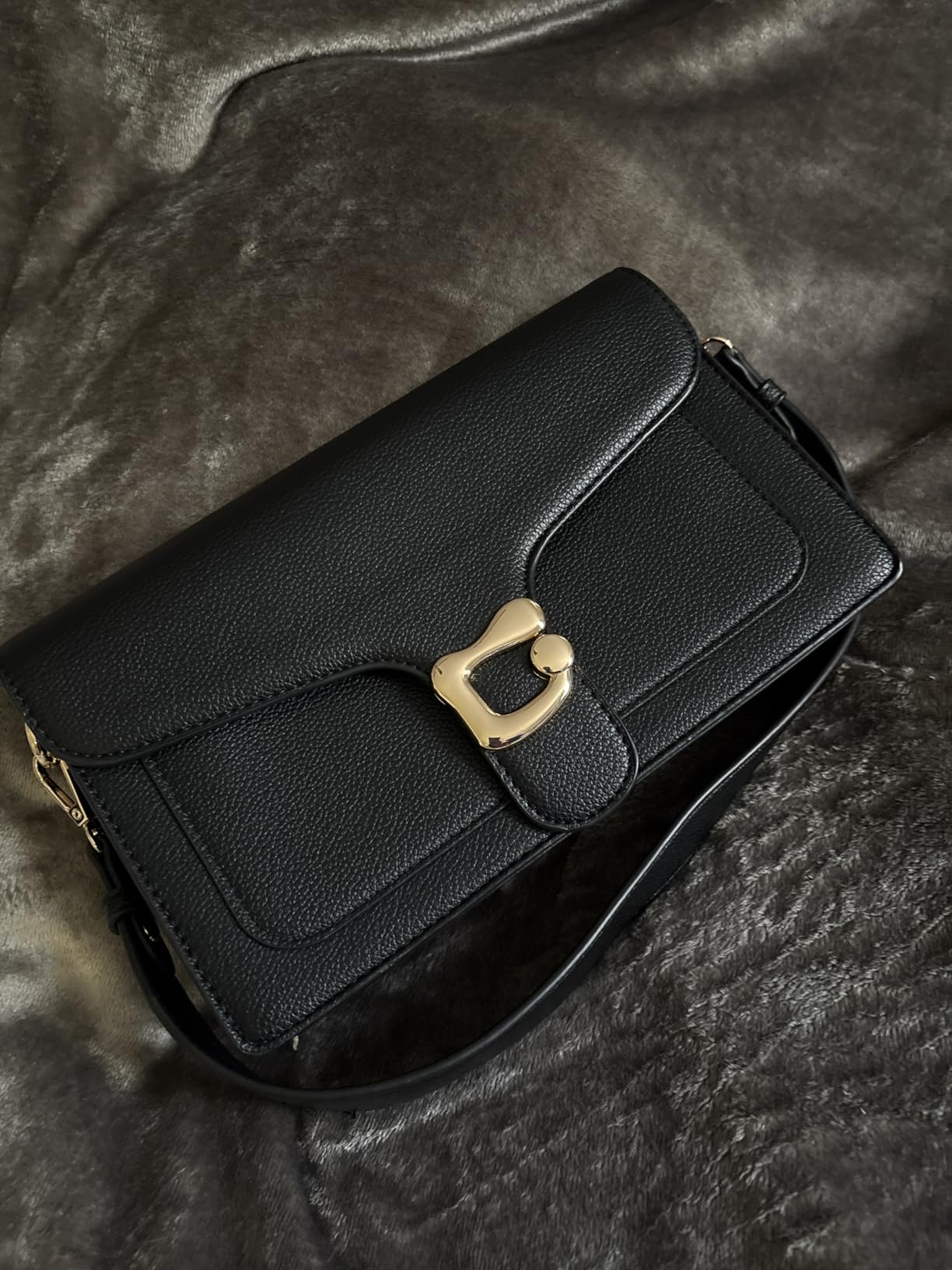 Crossbody Bags for Women Trendy - Small Cross Body Purse Shoulder Bag Leather Handbags Evening Clutch with 2 Straps customer photo 1