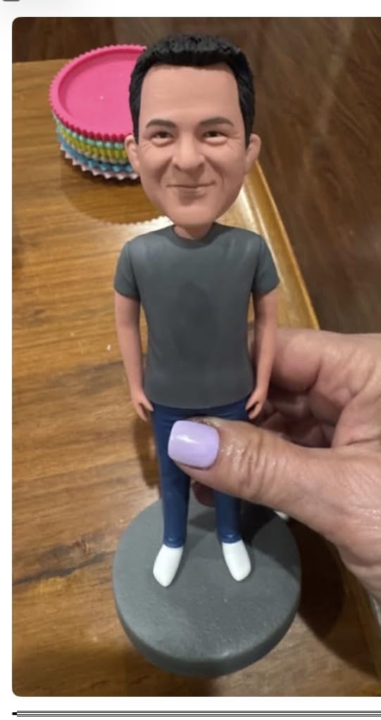 Yolie Stylishbobblehead Custom Bobblehead,Personalized Custom Full,Custom Personalized Unique Handmade Bobbleheads Figurine,Action Figure Based on Your Photo customer photo 2