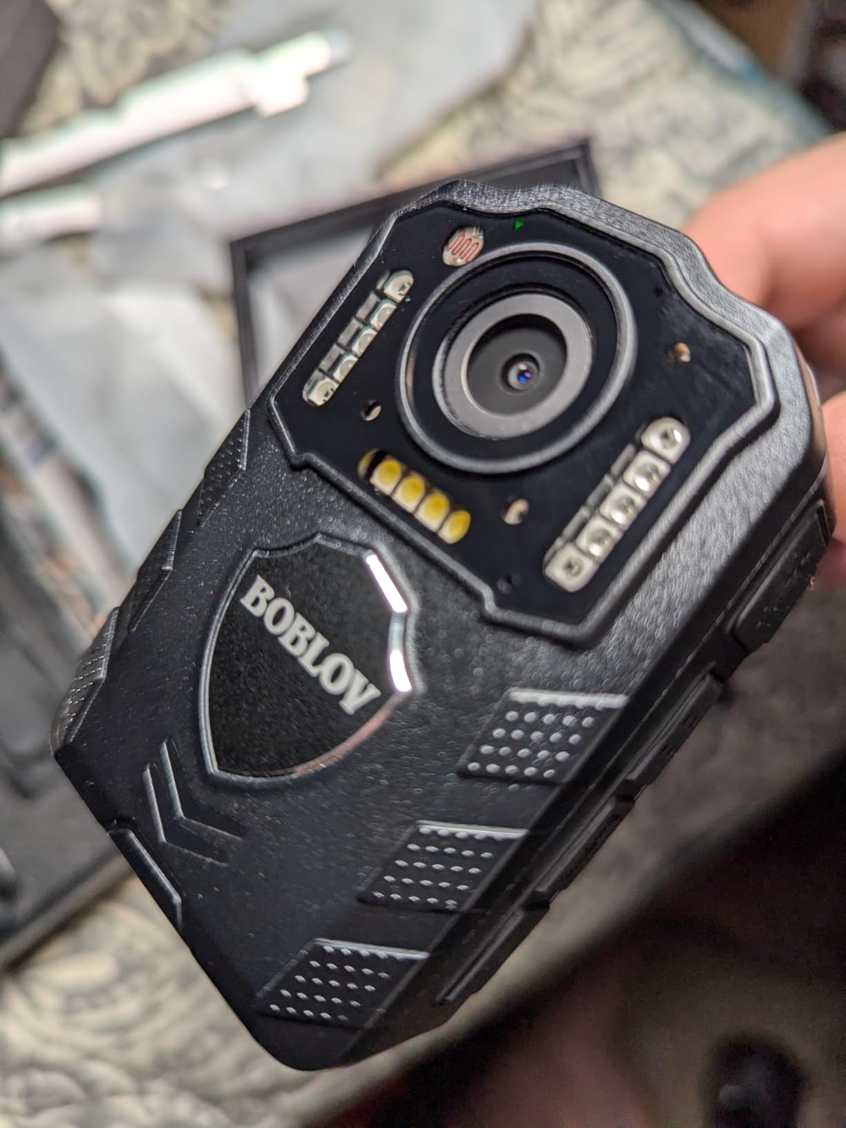 KJ25 128GB Body Camera, 3000mAh with 10-13Hrs Recording, Affordable Body Cam with Night Vision, External TF Card with Exchange for Hiking, Delivery, Law Enforcement(128GB) customer photo 2