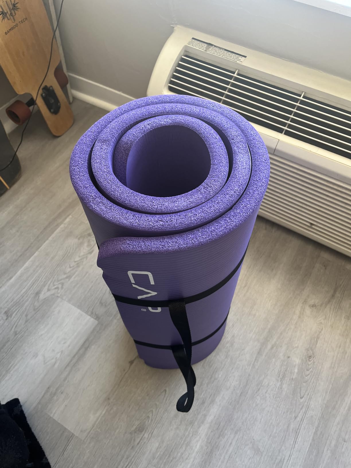 CAP Barbell 1-Inch High Density Exercise Yoga Mat with Strap | Multiple Colors customer photo 1