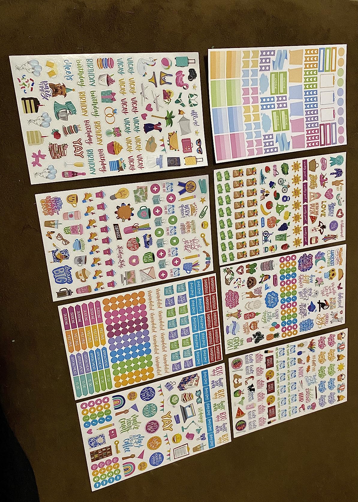 bloom daily planners Vintage Hand-Drawn Everyday Essentials Planner Stickers (535 Stickers) - Variety Pack for Decorating, Planning, Scrapbooking customer photo 1