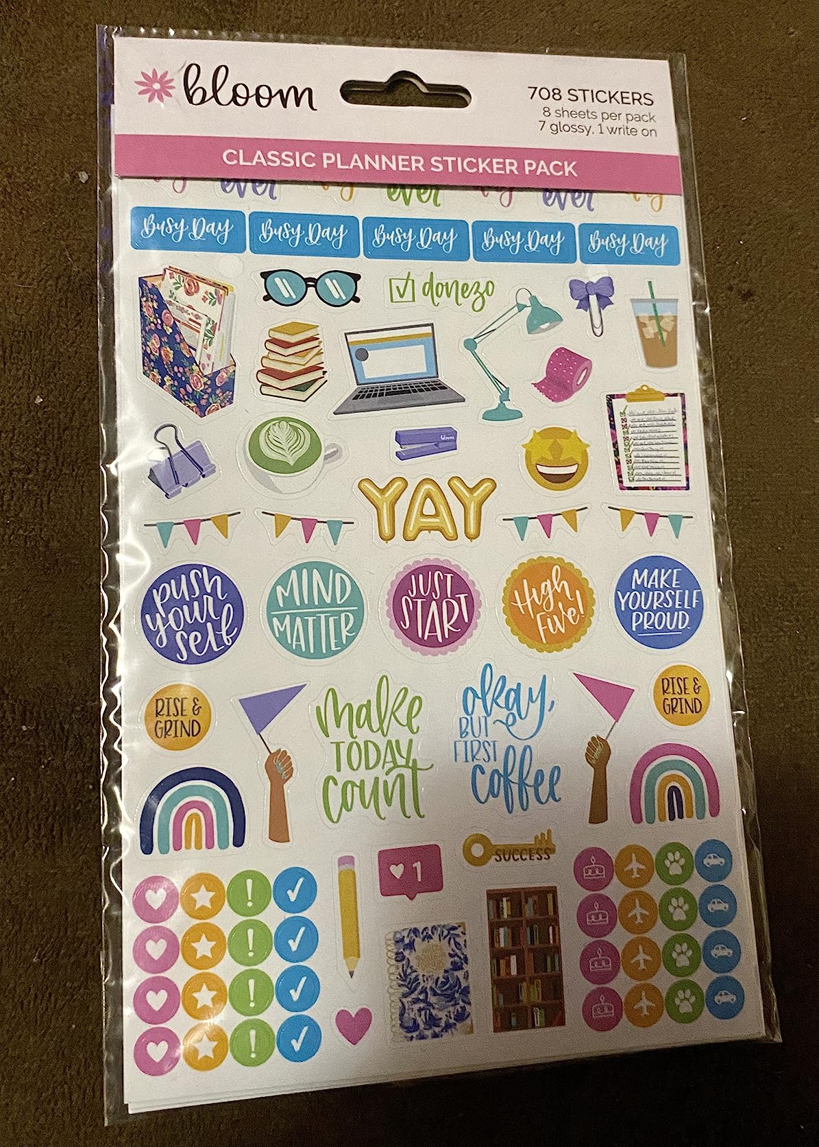 bloom daily planners Vintage Hand-Drawn Everyday Essentials Planner Stickers (535 Stickers) - Variety Pack for Decorating, Planning, Scrapbooking customer photo 2