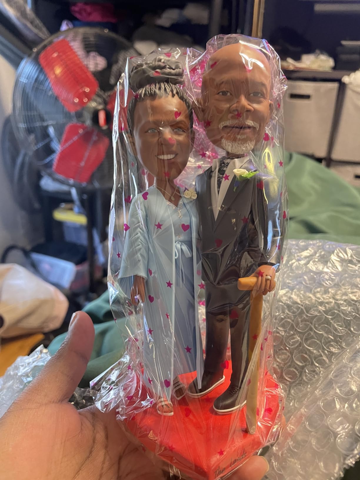 Couple 6/7/8/9 Inch,Custom Bobblehead Figurine Fully Customizable Wedding Cake Topper,Handcrafted Couple Dolls Personalized Figurines from Your Photo,Unique Gift for Anniversaries,Weddings,and Friends customer photo 2