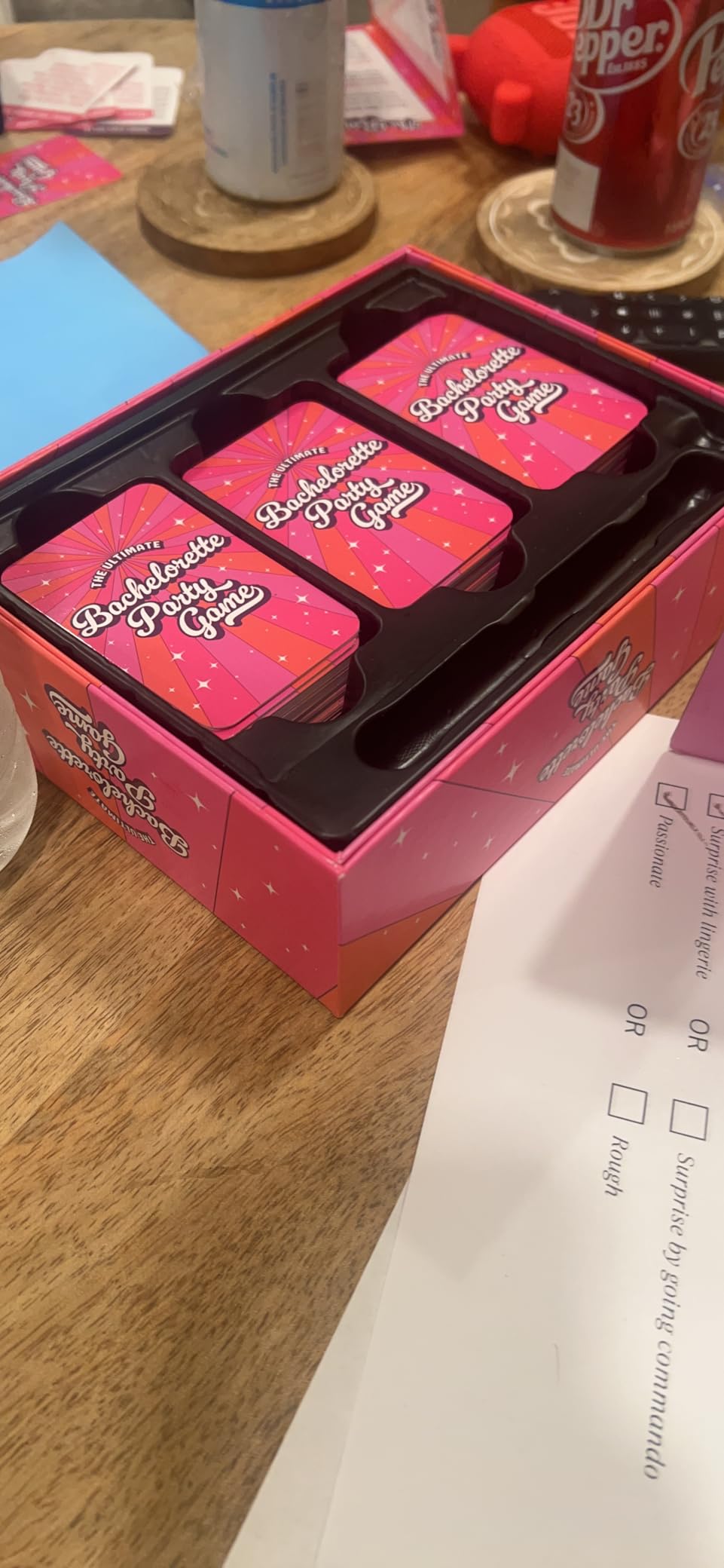 The Ultimate Bachelorette Party Game [Card Games with 150 Prompt Cards | Scavenger Hunt | Party Card Game for Girls Night Out, Bachelorette Party, & Bridal Shower | Great Gift for Bride | Ages 17 Up] customer photo 1