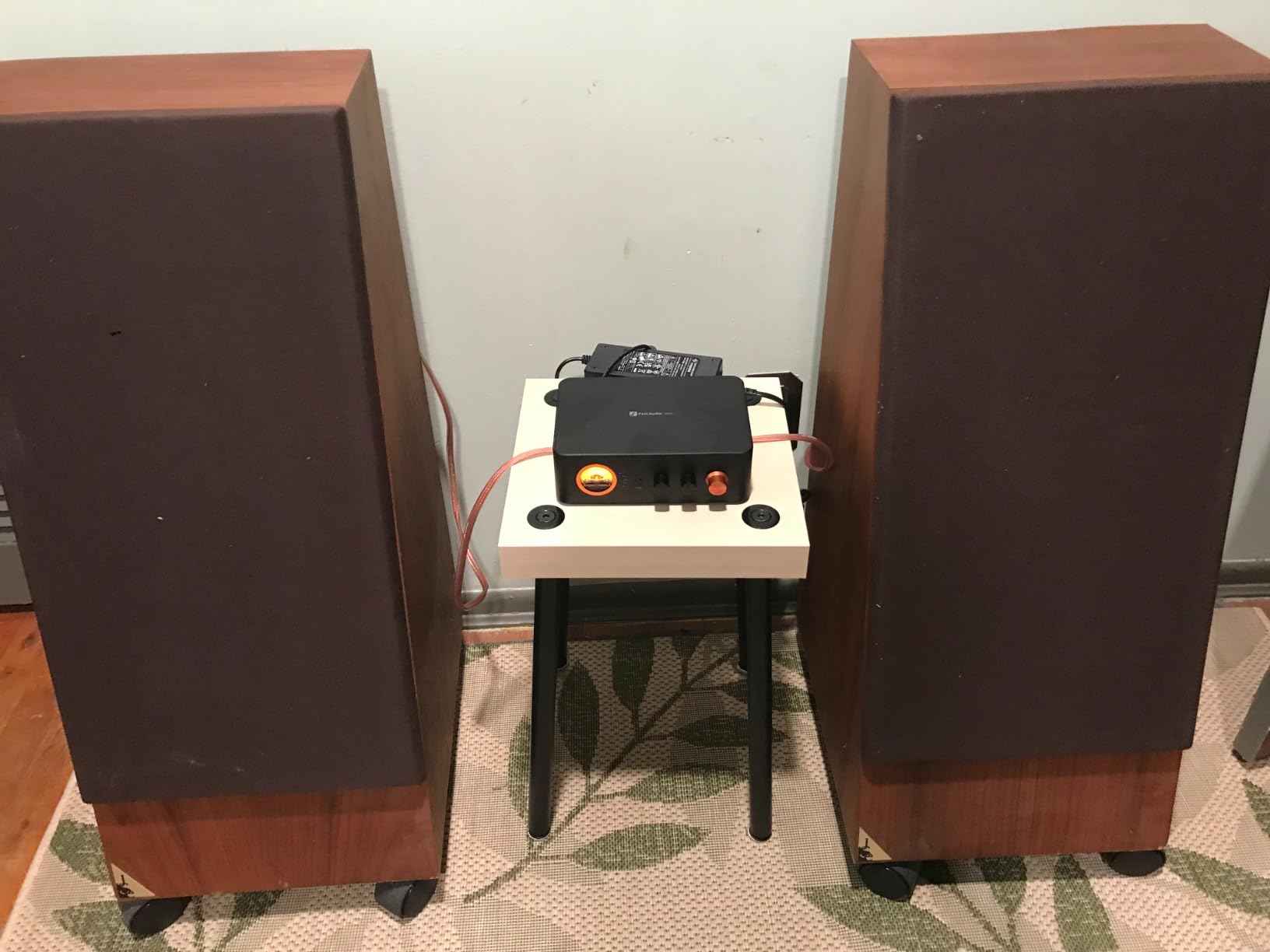 Fosi Audio MC351 2.1 Channel Integrated Amplifier with DAC, Home Audio Stereo Power Amp with Dual TPA3255 Chips for HiFi Passive Speakers, Vintage VU Meter Receiver with Bluetooth and USB/Opt/Coax customer photo 1