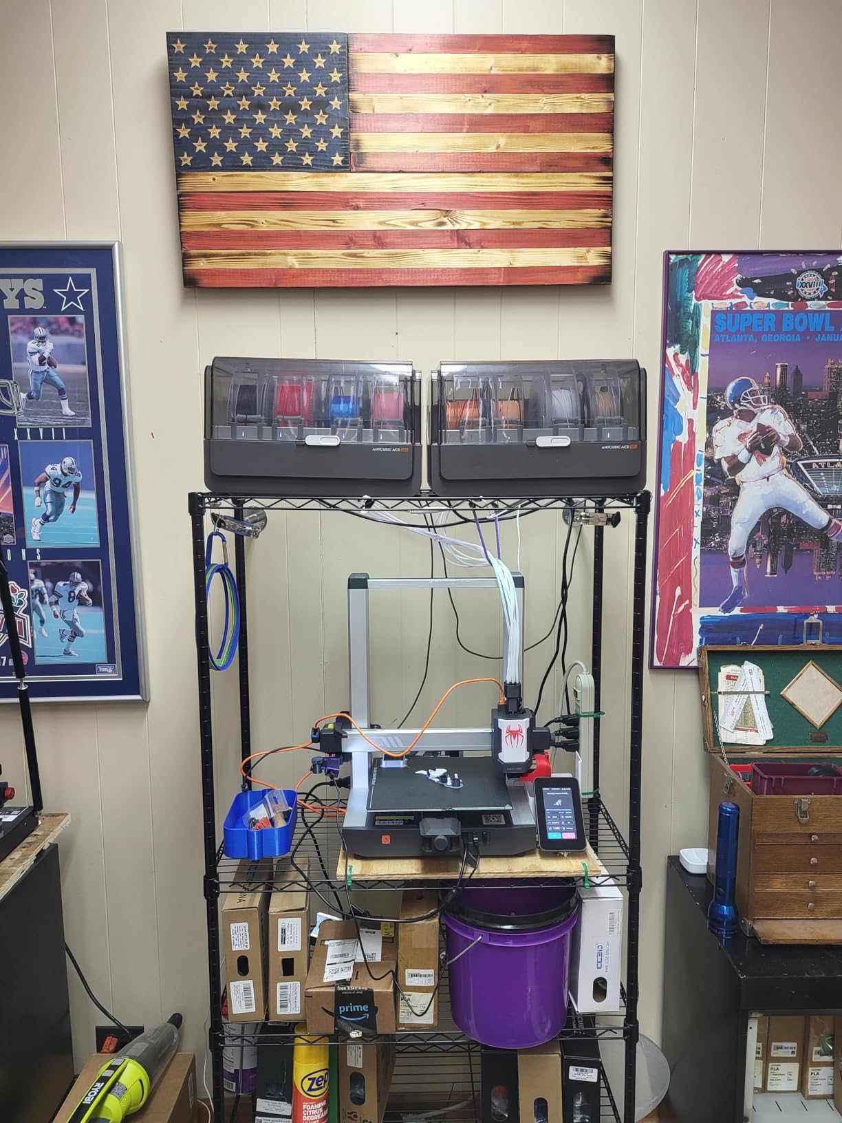 Anycubic Kobra 3 V2 3D Printer Only, Support Multi-Color 3D Printing Need with Additional Anycubic ACE Pro, Max 600mm/s High Speed, Built-in Camera Higher Precision Higher Success Rates 255x255x260mm customer photo 1