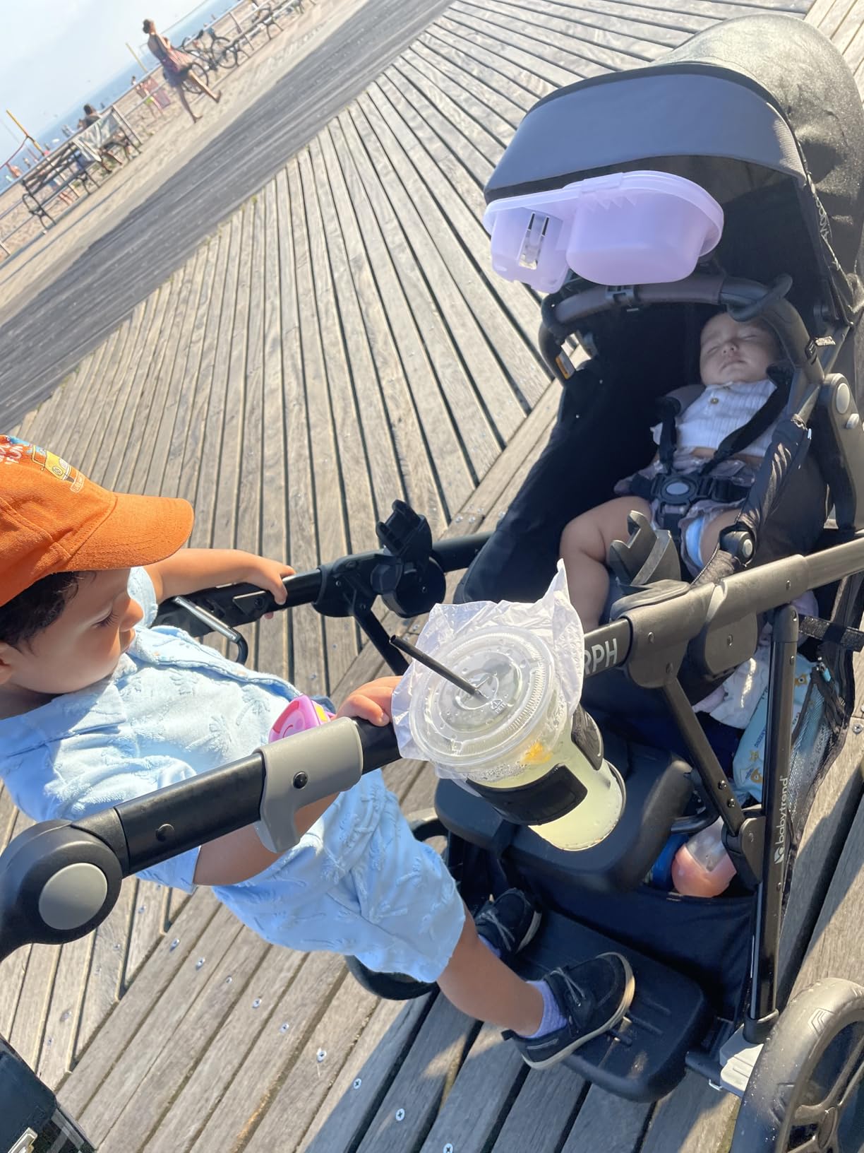 Baby Trend Morph Single to Double Modular Stroller, Dash Black customer photo 2
