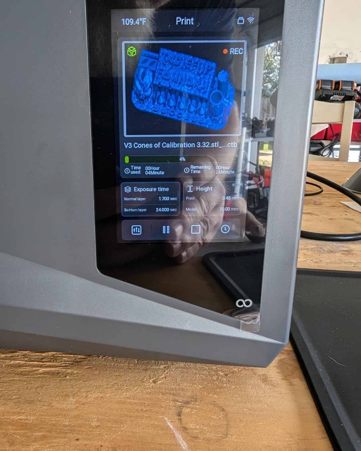 ELEGOO Saturn 4 Ultra 12K Resin 3D Printer, with Smart Automatic Leveling, 10-Inch 12K Monochrome LCD, 150mm/h Faster Printing Speed,8.62 x 4.84 x 8.66 Inch Printing Size customer photo 2