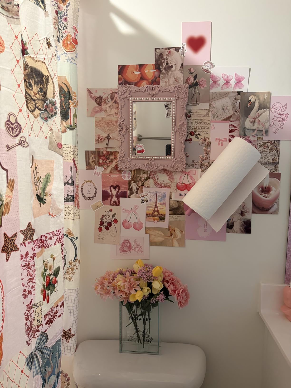 97 Decor Pink Coquette Room Decor Aesthetic - Coquette Wall Decor, Coquette Posters For Room Aesthetic Pink Collage Kit For Teen Girls Dorm Bedroom, Cute Pictures Trendy Art Prints (4x6) customer photo 1