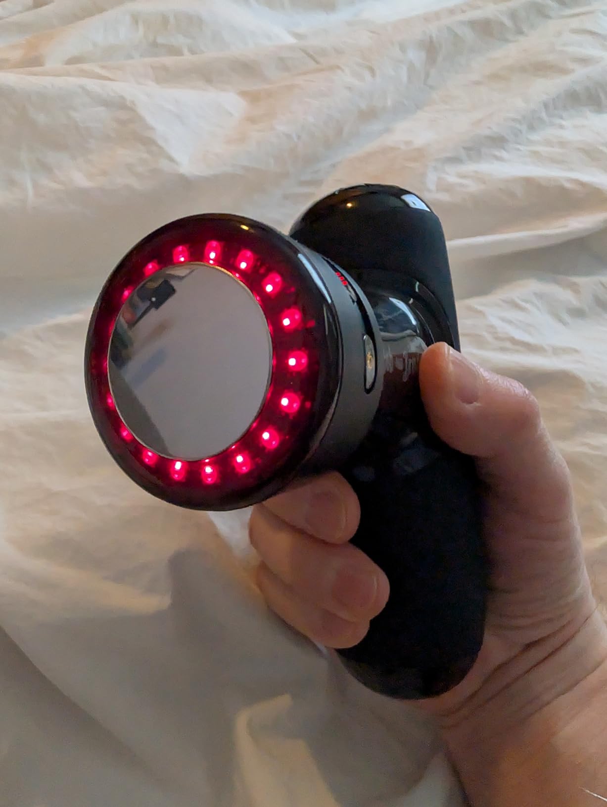 BOB AND BRAD Q2 Pro Mini Massage Gun with Heat and Cold, Pocket-Sized Deep Tissue Massager, HSA Portable Percussion Muscle Massager Gun, Ultra Small & Quiet customer photo 1