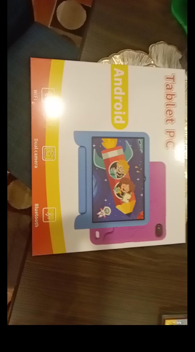 2026 Upgraded Android 15 Tablet, 10inch Kids Tablet, Octa-core CPU, 10GB+64GB+1TB Expand Tablets for Kids with Kids Space, Parental Control, 6000mAh Big Battery,Touchscreen Tableta,Blue customer photo 2