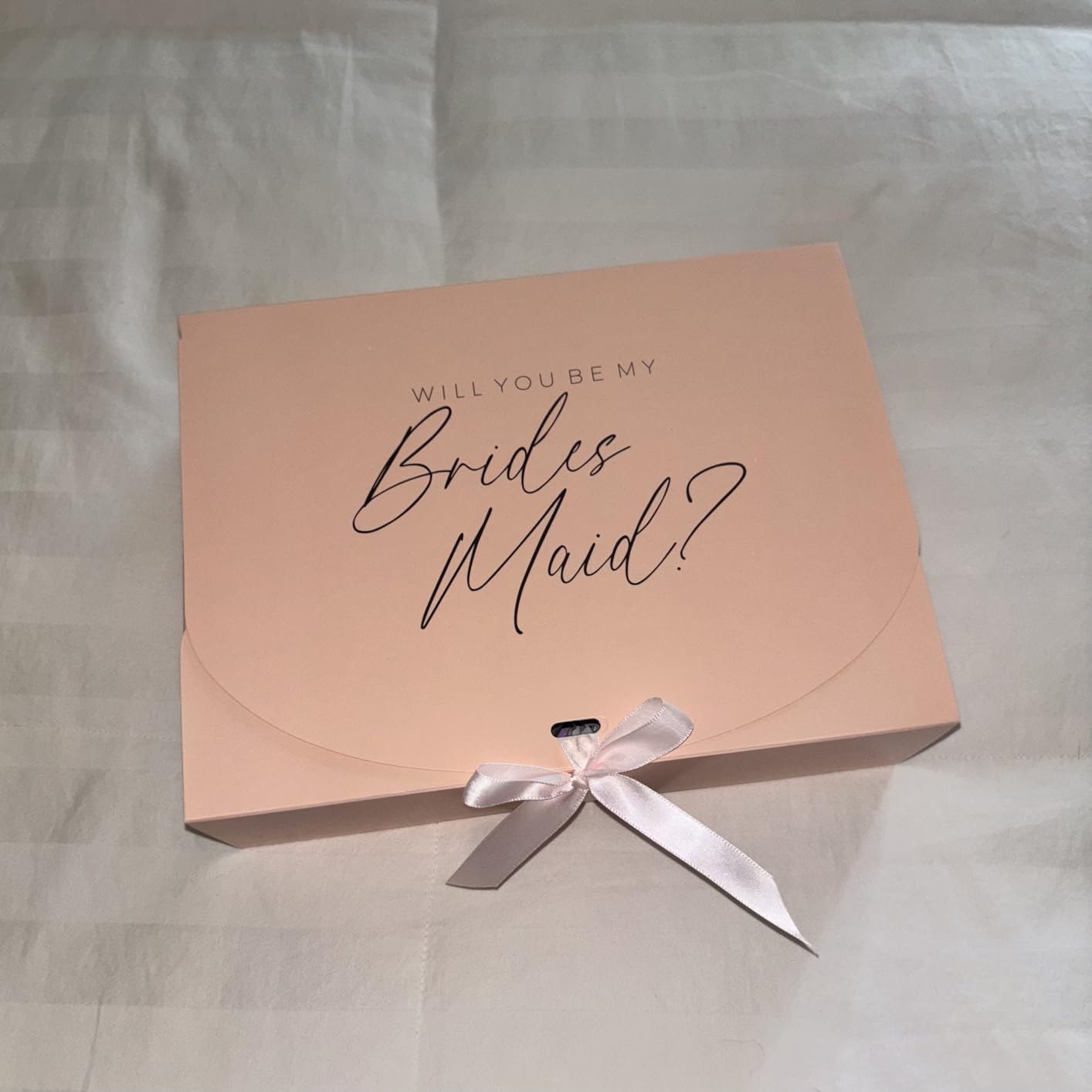 8Pack Bridesmaid Proposal Box with 8Pack Bridesmaid Cards, Matron of Honor Proposal Gift Box, Maid of Honor Box, Will You be My Bridesmaid Box for Bridesmaids Gifts (Pink) customer photo 2