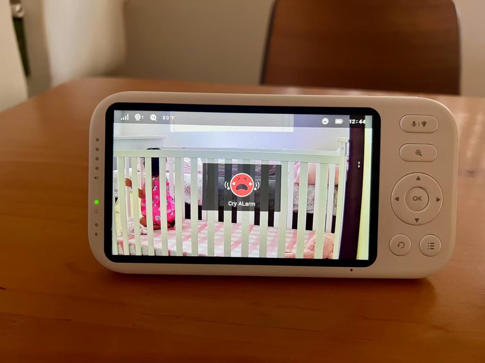 Jartoo 2K Video Baby Monitor with Camera and Audio, 1860ft Long Range Baby Monitor No WiFi 5.5