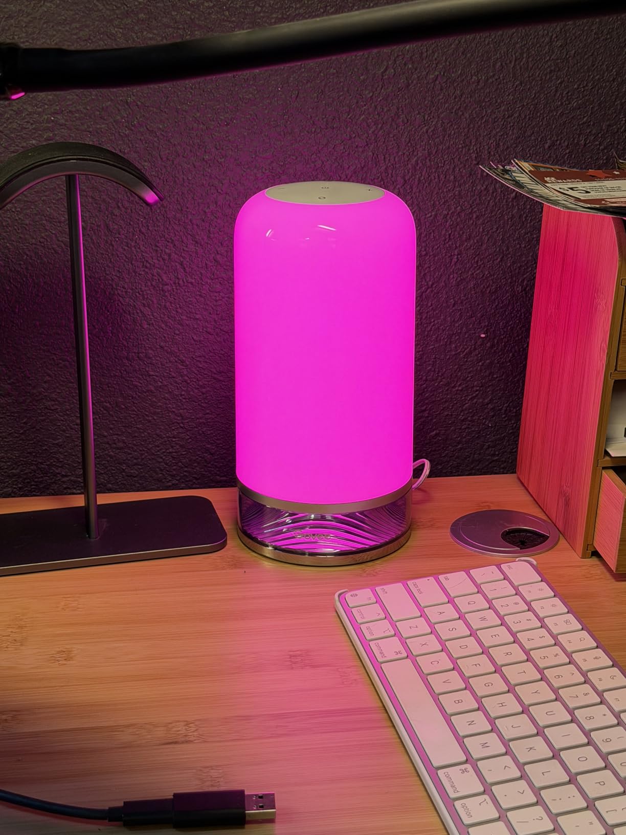Govee RGBIC Smart Table Lamp 2, Touch Bedside Small Table Lamp Compatible with SmartThings, Matter, Alexa, Desk Lamp with 64 Scene Modes, Nightstand Lamp for Bedroom Living Room Night Light(Corded) customer photo 2